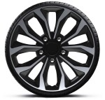 hubcaps 15 hornet pro hõbe must /komplekt 4tk/