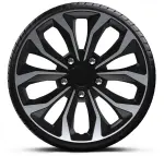 hubcaps 16 hornet pro hõbe must /komplekt 4/