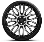 15 orden GTR hõbedased mustad ilukilbid /komplekt 4 tk/