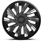 Ilukilbid 15 tecna kroommustad /komplekt 4 tk/