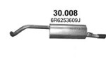 POLMO 30.008 / end silencer vw polo v 1.4i