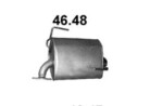 POLMO 46.48 / Subaru Forester 2.5 rear muffler, Subaru Impreza 2.5, 2009-2013