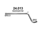 POLMO 24.013 / rura Œrodkowa skoda octavia iii 1.6 d, hatchback/sedan/combo, 2012-