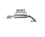 POLMO 24.011 / middle muffler seat toledo / skoda rapid
