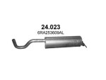 POLMO 24.023 / end muffler skoda rapid / seat toledo 1.4 tsi