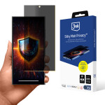 Privaatsus ja kaitsekile Samsung Galaxy S24 Ultra - 3mk Silky Matt Privacy