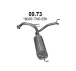 POLMO 09.73 / Honda Civic 1.4i VTEC muffler