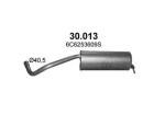 POLMO 30.013 / rear muffler seat ibiza/ skoda fabia/vw polo 1.0i