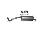 POLMO 24.024 / end muffler skoda fabia 1.0, estate, 2014-2022, 999ccm, 70-81kw, 95-110hp, 1.0 tsi