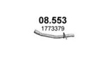 POLMO 08.553 / Ford Focus III 1.0 tail pipe, 2012-2019, station wagon, 998ccm, 74-92kw, 100-125hp, 1.0 ecoboost
