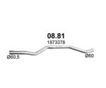 POLMO 08.81 / rura Œrodkowa ford mondeo, 1.5/1.5 d/1.6 d, hatchback/kombi/sedan, 2014-