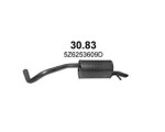 POLMO 30.83 / end muffler vw fox 1.4, liftback, 2005-, 1390ccm, 55kw, 75hp, 1.4i