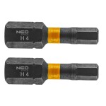 BITY UDAROWE HEX4 X 25 MM, 2 шт.