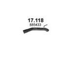 POLMO 17.118 / Tailpipe Chevrolet Cruze, Opel Astra J, 1.7 d, Coupe/GTC/HB/Kombi/Sedan, 2009-2015