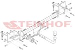 (EN) Bolted towbar keeratav ((EN) 2 poldid on  side) sobib: MG HS 04.24-
