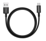 KABEL TYP C-USB A 3A 1 METR TRANSFER 480Mb/s ŁADOWANIE 60W 3A /VIRAGE/