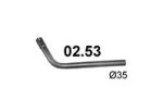 POLMO 02.53 / rura Œrodkowa dacia logan/sandero, 0.9/0.9 tce/1.2, hatchback/stepway/mcv/sedan, 2012-