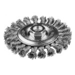 SZCZOTKA DRUCIANA TARCZOWA 115 MM X M14, INOX