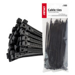 kaablisideme teibid mustad 2,5x100mm - 100 tk amio-02150