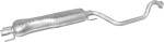 4MAX 0219-01-17611 / middle exhaust muffler fits: opel zafira a 2.0d 07.99-06.05
