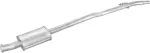 4MAX 0219-01-21268 / middle exhaust muffler fits: renault clio ii 1.4 09.98-05.05