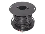 Kaabel 2 x 0.75mm² 2-soonega, Must, ümar Ø6mm 50m