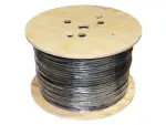 Kaabel 2 x 1.5mm² 2-juhet, must, lame 500m