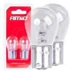 Halogeenpirnid P21/5W Bay15D 12V 2tk blisterpakendis amio-03353
