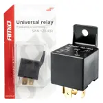 autorelee universaalne 5 kontaktiga 40a 12v automaatsed päevatuled amio-03509