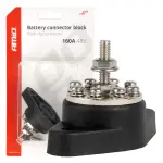 aku pistik jaotusploki siinilatt 8-kordne max 48v 160a amio-03807