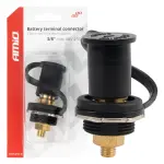 aku pistik must miinus korgiga 3/8 m10 12v 24v 48v 250a amio-03813