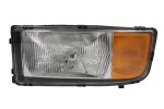 CMG 04.00561 / headlight left (h4/p21w/t4w, manual, without motor, interior color: silver) fits: mercedes actros 04.96-