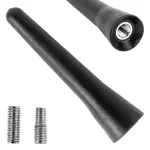 Antenn 6,5cm adapterid 6 ja 5mm must