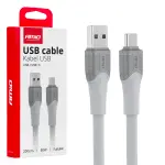 USB-A USB-C laadimiskaabel 60W 200cm fulllink andmeedastus amio-04290