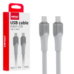 usb-c laadimiskaabel usb-c 60w 300cm fulllink mudel x111 andmeedastus amio-04293