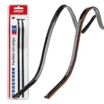 LED auto küljeribad punased 2x30cm 12v amio-04576