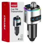Auto FM-saatja 2×USB-A microSD 12V 24V amio-04654