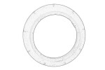 OE CHRYSLER 04893806AB / valve cover gasket right/left (sealing ring) fits: alfa romeo giulia, stelvio, chrysler pacifica, dodge durango, jeep gladiator, gladiator, grand cherokee iv 2.0-3.6h 09.15-