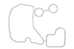 OE VW 059 117 070 / oil radiator seal suitable for: audi a4 allroad b8, a4 b8, a5, a6 allroad c7, a6 c7, a7, a8 d4, q5, q7; vw touareg 3.0d 11.07-09.18