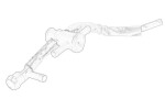 OE VW 059 121 086AH / cooling system pipe audi a4 b8, a5, a6 c7, a7, a8 d4, q7, vw touareg 3.0d 06.09-09.18