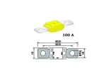 Kaitse Megaval 100A kollane poldivahe 50,8mm