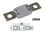 предохранитель Megaval 300A серый, разница между болтом 50.8mm