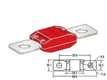 предохранитель Powerval 530A CAL3 красный 50,8mm