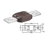 предохранитель Powerval 700A CAL5 серый 50,8mm
