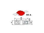 Kaitse midi 50A punane poldivahe 30mm