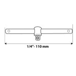 käepide . 1/4", 110 MM