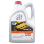 Mootoriõli 0W20 TOYOTA AFE 5L täissünt