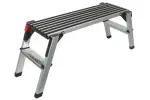 redel, alumiinium volditav platforma, sooneline, kaheastmeline. max. koormus 200 kg. Mõõdud:1020x385 mm. profitool
