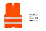 Ohutusvest oranž, XL, 100% polüester