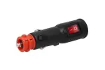 Sigaretisüütaja pistikupesa lülitiga euro din 12v 24v amio-02051